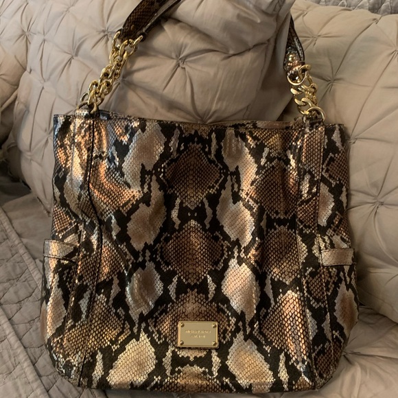 Michael Kors Handbags - Michael Kors Snakeskin Purse